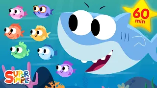 The Fish Go Swimming More Kids Songs Ocean Songs With Finny The Shark Super Simple Songs