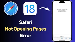 Fix Safari Couldn T Open The Page Because The Server Stopped Responding Error On IPhone Or IPad 