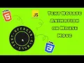 Circle Text on Mouse-Move HTML CSS JavaScript