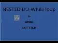 nested do-while loop saif tech c language in urdu