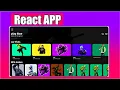 Gaming App Interface with React JS and Tailwind CSS