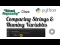 Comparing Strings Naming Variables In Python