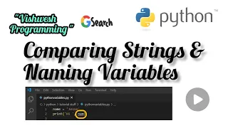 Comparing Strings Naming Variables In Python