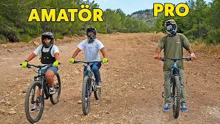 2 Amatör Vs 1 Pro Dağ Bisikletçisi