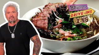 Download Guy Fieri Goes DEEP on 72-Hour Short Rib Pho in Canada | Diners, Drive-Ins and Dives | Food Network MP3