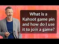 What is a Kahoot game pin and how do I use it to join a game