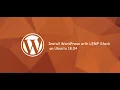 I will do install Wordpress server with LEMP Linux NginX MariaDB PHP STACK in Ubuntu