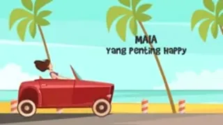 maia yang penting happy official lyric video 