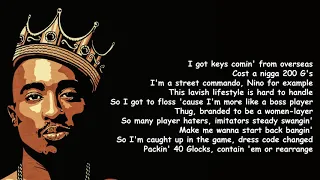 2pac picture me rollin lyrics hq 
