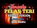 Pelas teri reggae version karaoke nada wanita