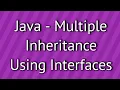 Java Multiple Inheritance Using Interface