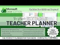 The Ultimate Editable Teacher Planner for Microsoft Excel Comprehensive Guide 2026 Edition