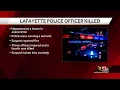 Lafayette police officer killed serving a warrant