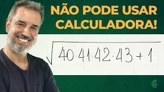 Raiz quadrada de 40×41×42×43+1 sem calculadora: você consegue? [Horizontal]