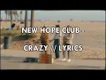 Lagu New Hope Club - Crazy (Studio Version) LYRICS