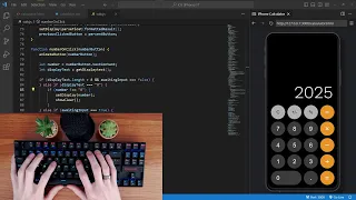 ASMR Programming - Coding iOS iPhone Calculator