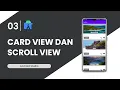 Membuat Card View dan Scroll View Android Studio
