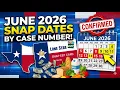 Texas SNAP June 2026 Payment dates based on your Case Number pbt