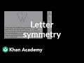 3 Letter symmetry