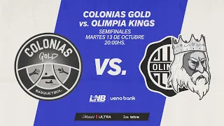 LNB EN VIVO - SEMIFINALES- COLONIAS GOLD Vs. OLIMPIA KINGS