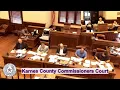 03-24-2026 Commissioners Court of Karnes County Texas