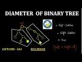 Leetcode - Diameter of a binary tree