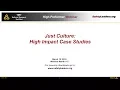 March 2018 Webinar Promo - Just Culture High Impact Case Studies