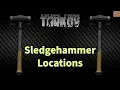 Sledgehammer Spawn Locations