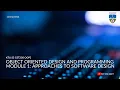 Approaches to Software Design OOPJ KTU S3 CSE