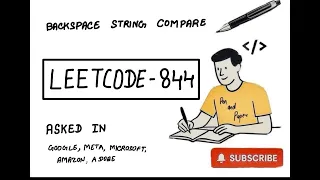 LeetCode 844 Backspace String Compare Optimal Stack Solution MAANG Interview Prep