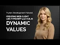 Web Client w Typescript and Vue Dynamic Values - Tryton Development Tutorial