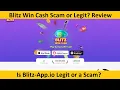Blitz Win Cash Scam or Legit Review