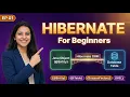 Hibernate Tutorial for Beginners What is Hibernate in Java Full Introduction JDBC to Hibernate