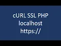 cURL error 60 SSL certificate problem unable to get local issuer certificate