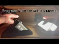 Utilitech Solar Power Motion Lights - Programming