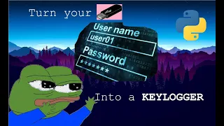 Regular USB No a Dangerous but simple Keystroke Logger - 10min Python Code