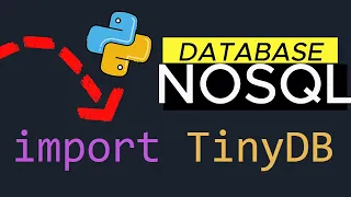 NoSQL Database in Python with ZERO Setup TinyDB Tutorial for Beginners