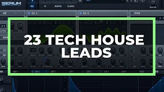 Download 23 TECH HOUSE LEADS IN 17 MINUTES (FISHER, Dom Dolla, James Hype) [SOUND DESIGN TUTORIAL] MP3