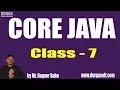 JAVA Programming Format Class - 7 by Mr Nagoor Babu Sir On 12-12-2018