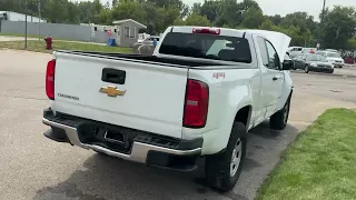 Lot - 2019 Chevrolet Colorado Work Truck Extended Cab Pickup Truck 4x4