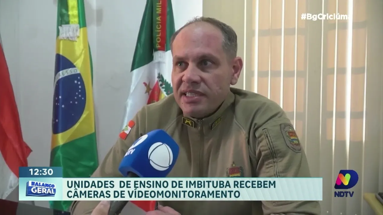 Câmeras de monitoramento trazem reforço na segurança nas escolas de Imbituba