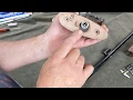 Modification to shotgun that reduces felt recoil and improves the balance of the firearm