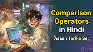 Java Comparison Operators in Hindi Equal Not Equal Greater Less Than Explained