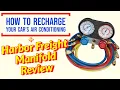 How to Recharge your Car Air Conditioning with Harbor Freight Manifold Gauge Set