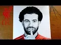 Download Lagu Mohamed Salah Liverpool Player KIng Of Football Portrait | How To Draw Face Of Football Player