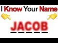 I Will Show You Your Name In This