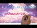 Java Menghitung Total Isi Array