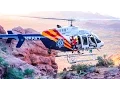 Helicopter rescue in canyon - Full rescue air lift