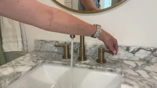 Allen Roth Harlow Brushed Bronze 2-Handle Widespread Sink Faucet with Drain I Product Review