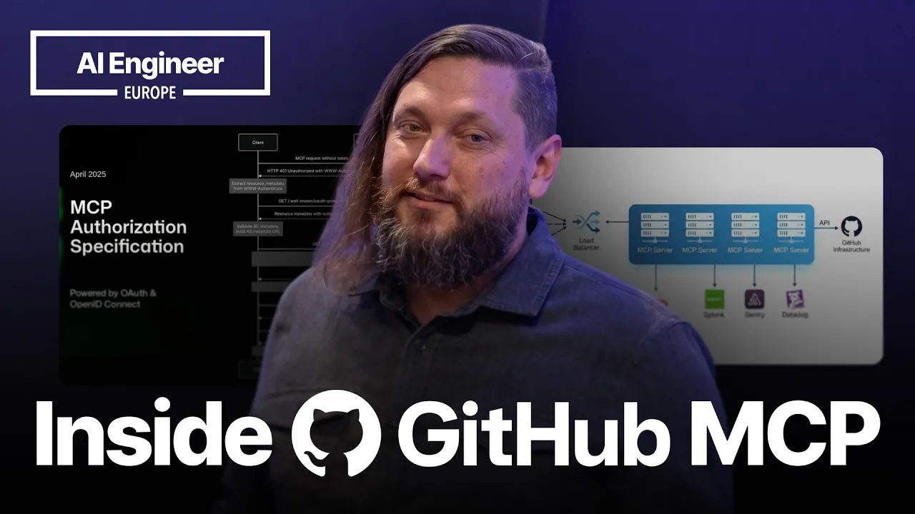 Scaling GitHub for your Agents — Sam Morrow, GitHub: video thumbnail